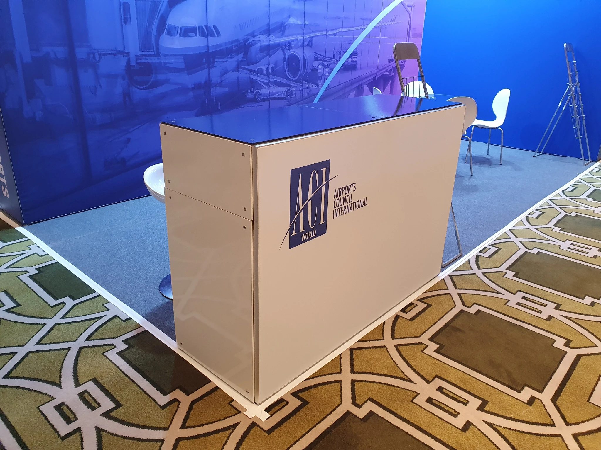 ACI 패브릭 2부스 실제 시공사진 2
