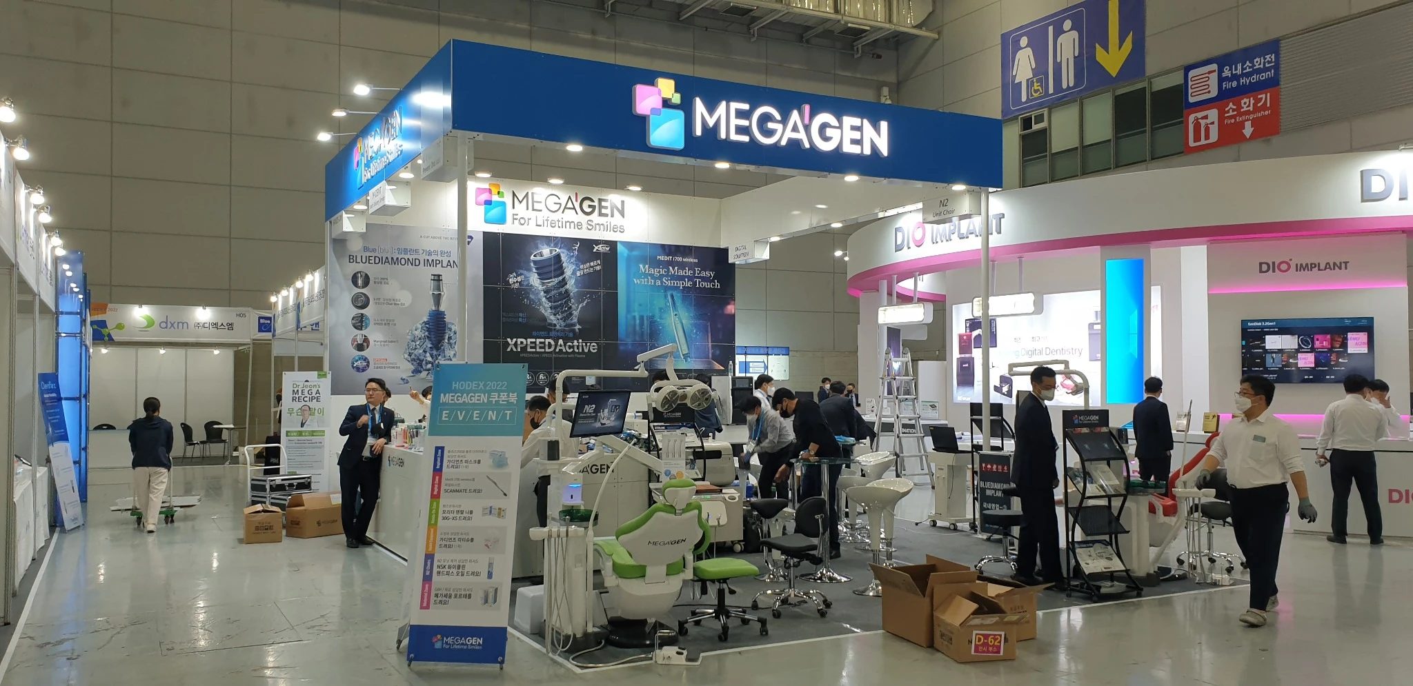 750 블록 6부스 MEGAGEN 시공사진 1
