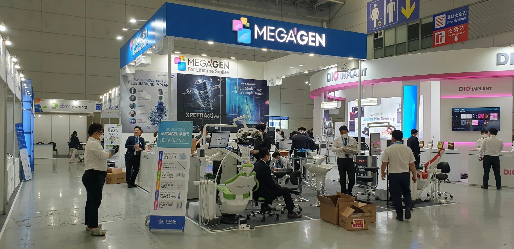 750 블록 6부스 MEGAGEN 시공사진 2