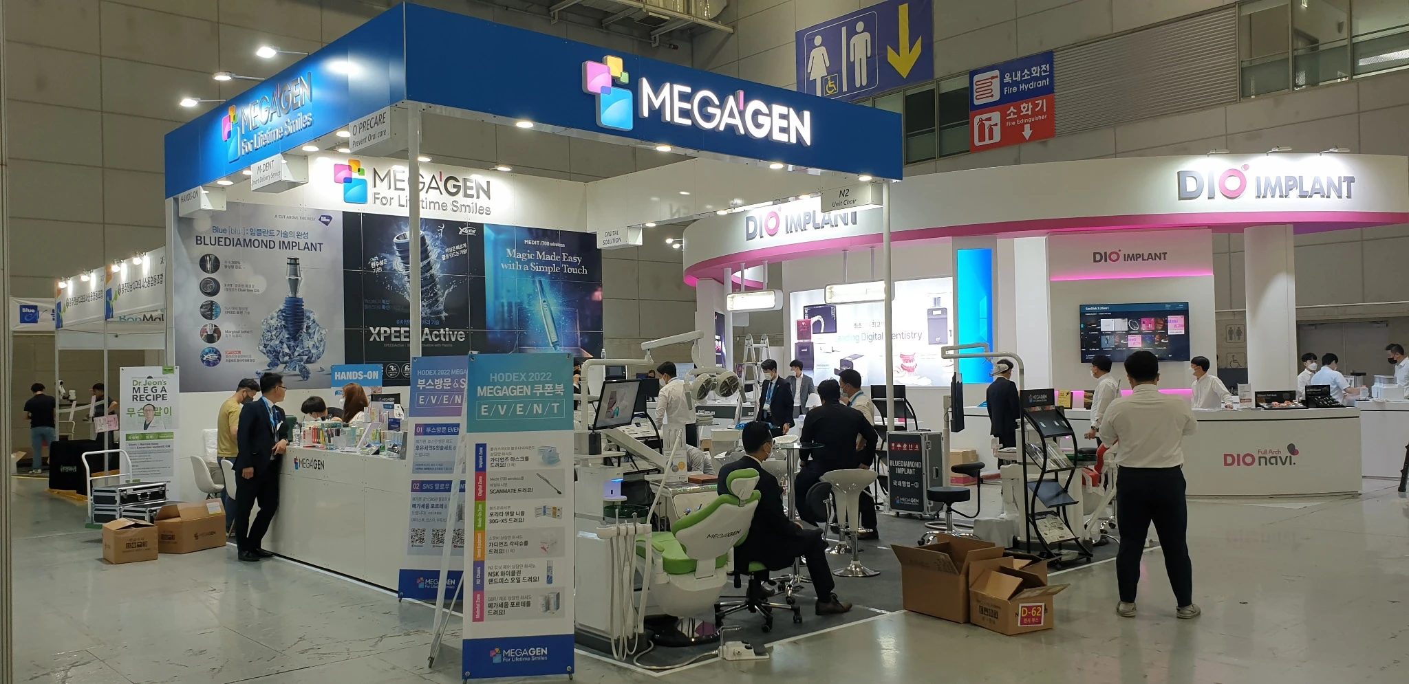 750 블록 6부스 MEGAGEN 시공사진 3
