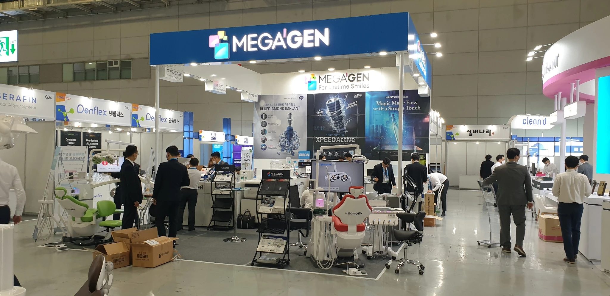 750 블록 6부스 MEGAGEN 시공사진 4