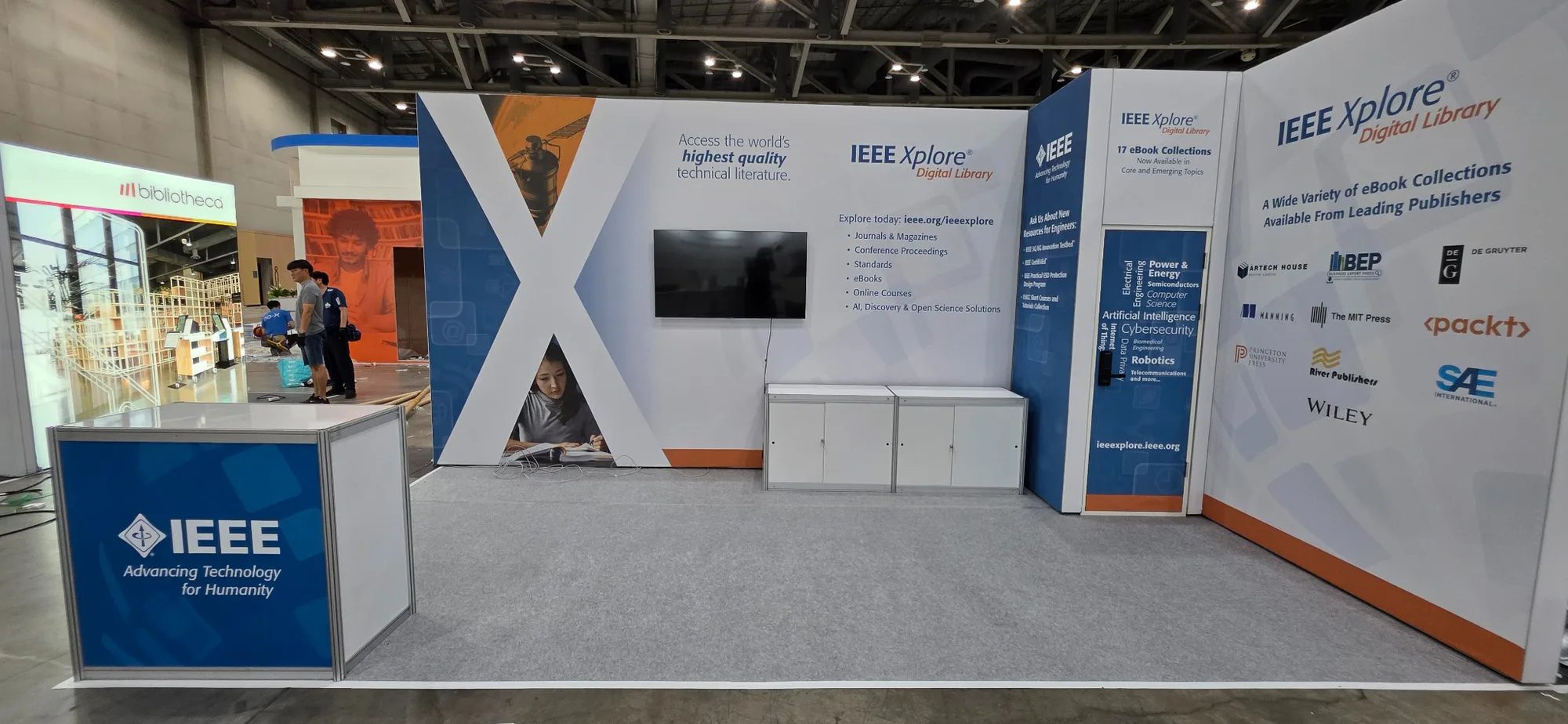 125mm 블록 2부스 IEEE Xplore 시공사진 2