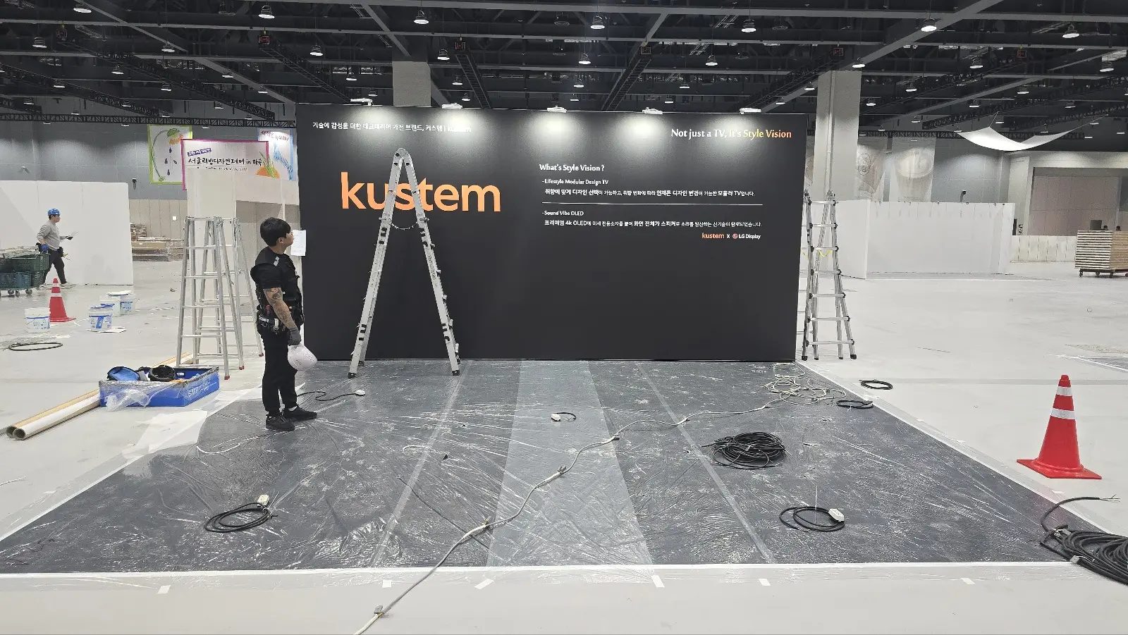 패브릭 시스템 리빙페어 KUSTEM 시공사진 3