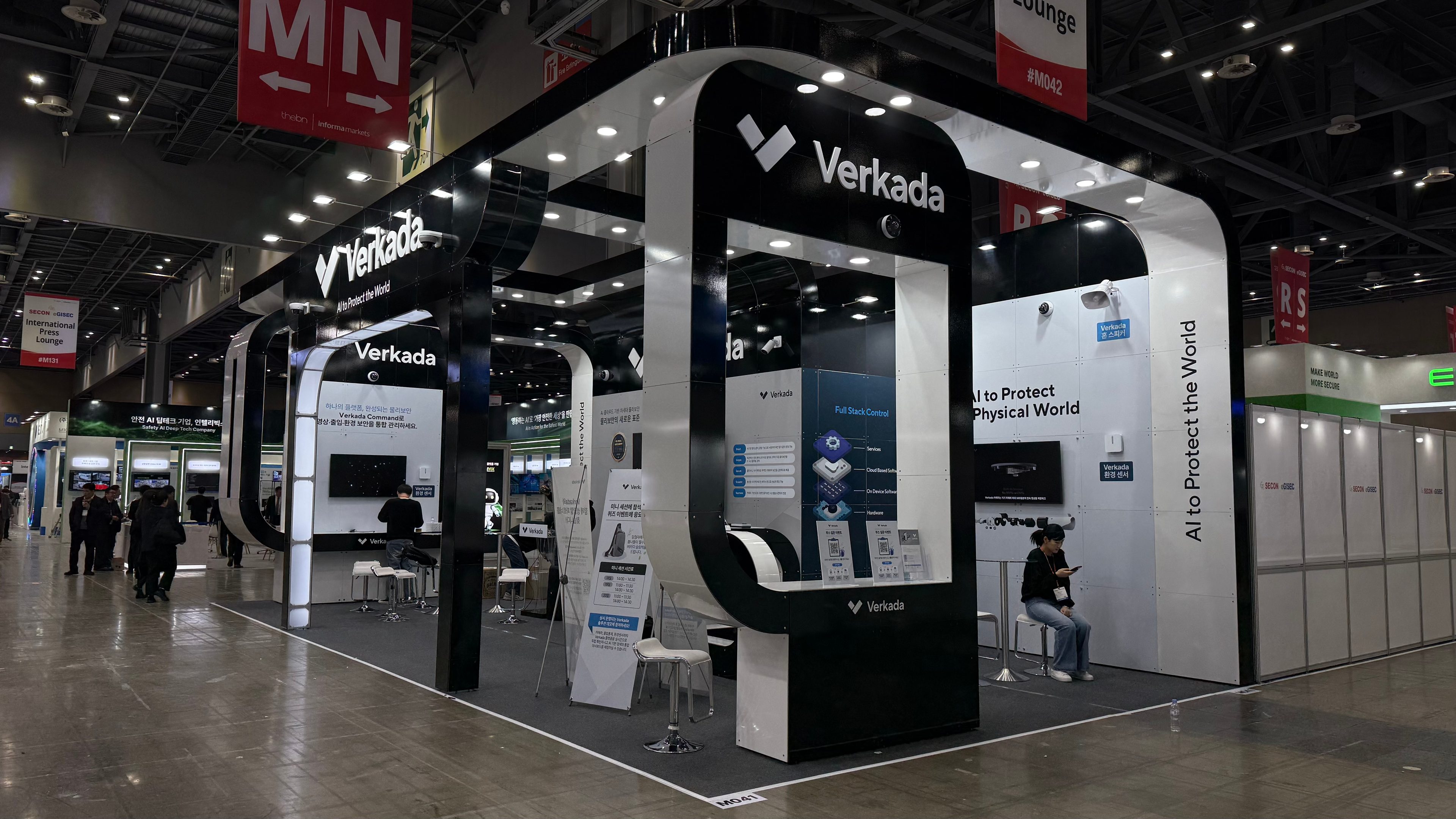 750 블록 8부스 Verkada 시공사진 3