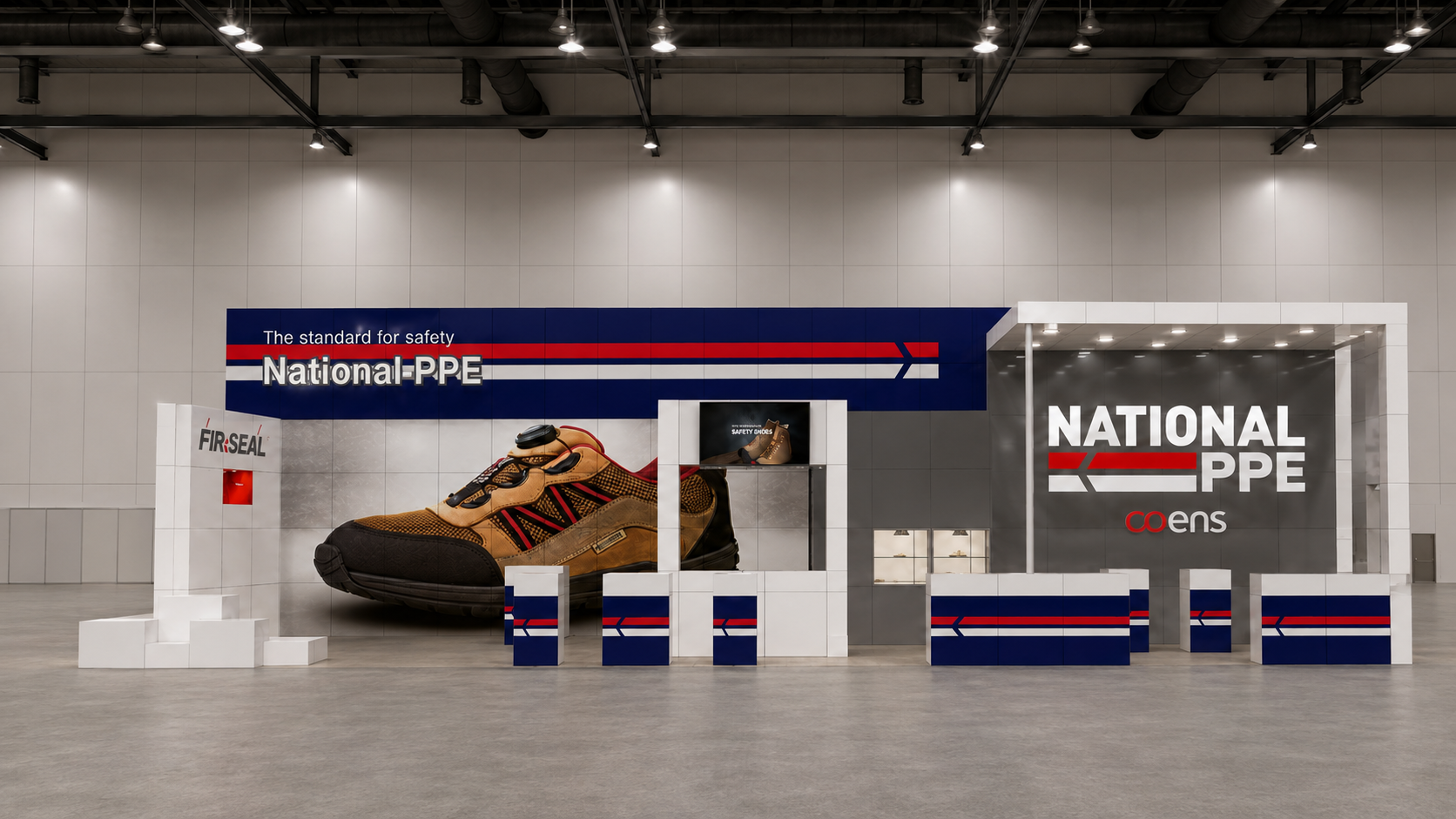 750 블록 10부스 National PPE 큰부스 전시부스 이미지